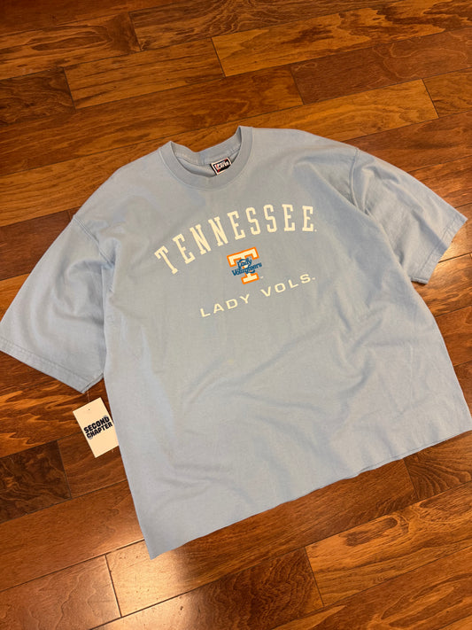 90s Tennessee Lady Vols Vintage Pro Player Cropped Tee (XL)