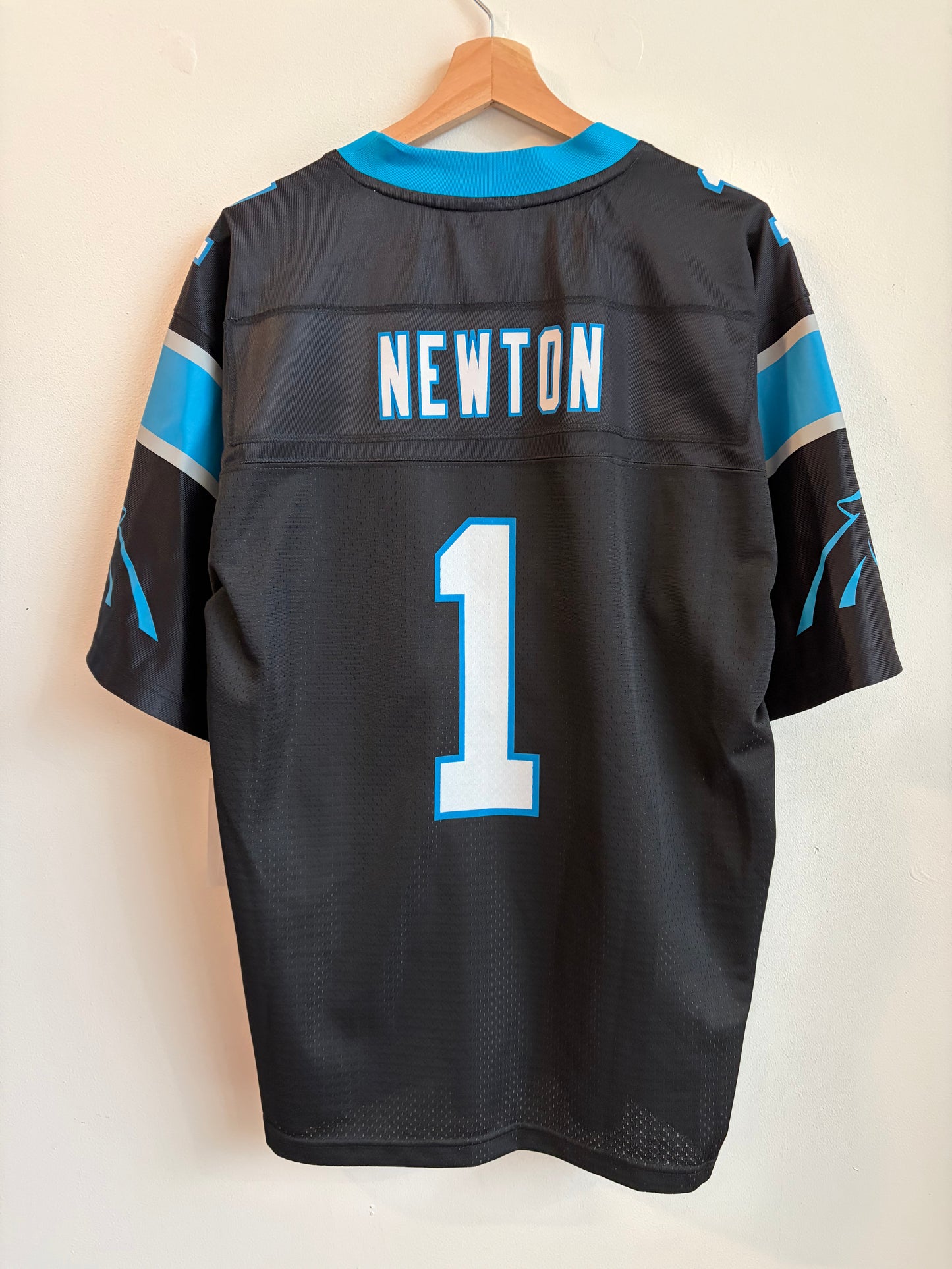 2010s Carolina Panthers Cam Newton Home Pro Line Jersey (M)