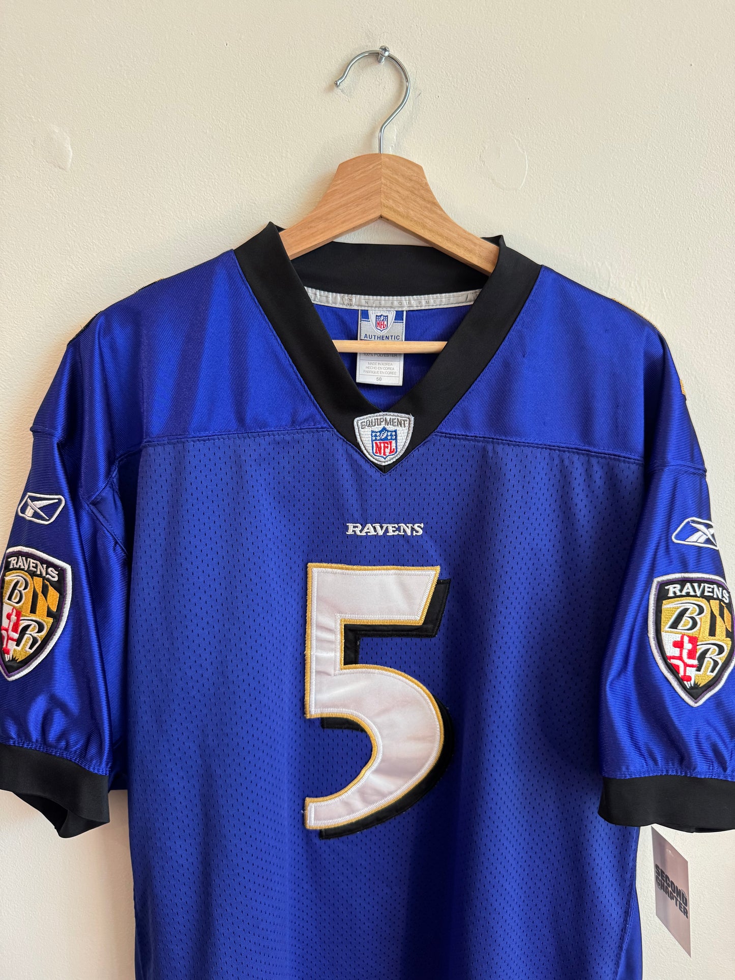 00s Baltimore Ravens Joe Flacco Stitched Jersey (L)