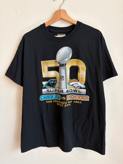 2016 Panthers v Broncos Super Bowl 50 Tee (L)