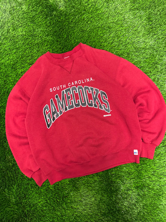 90s University of South Carolina USC Gamecocks Russell Vintage Crewneck (L)