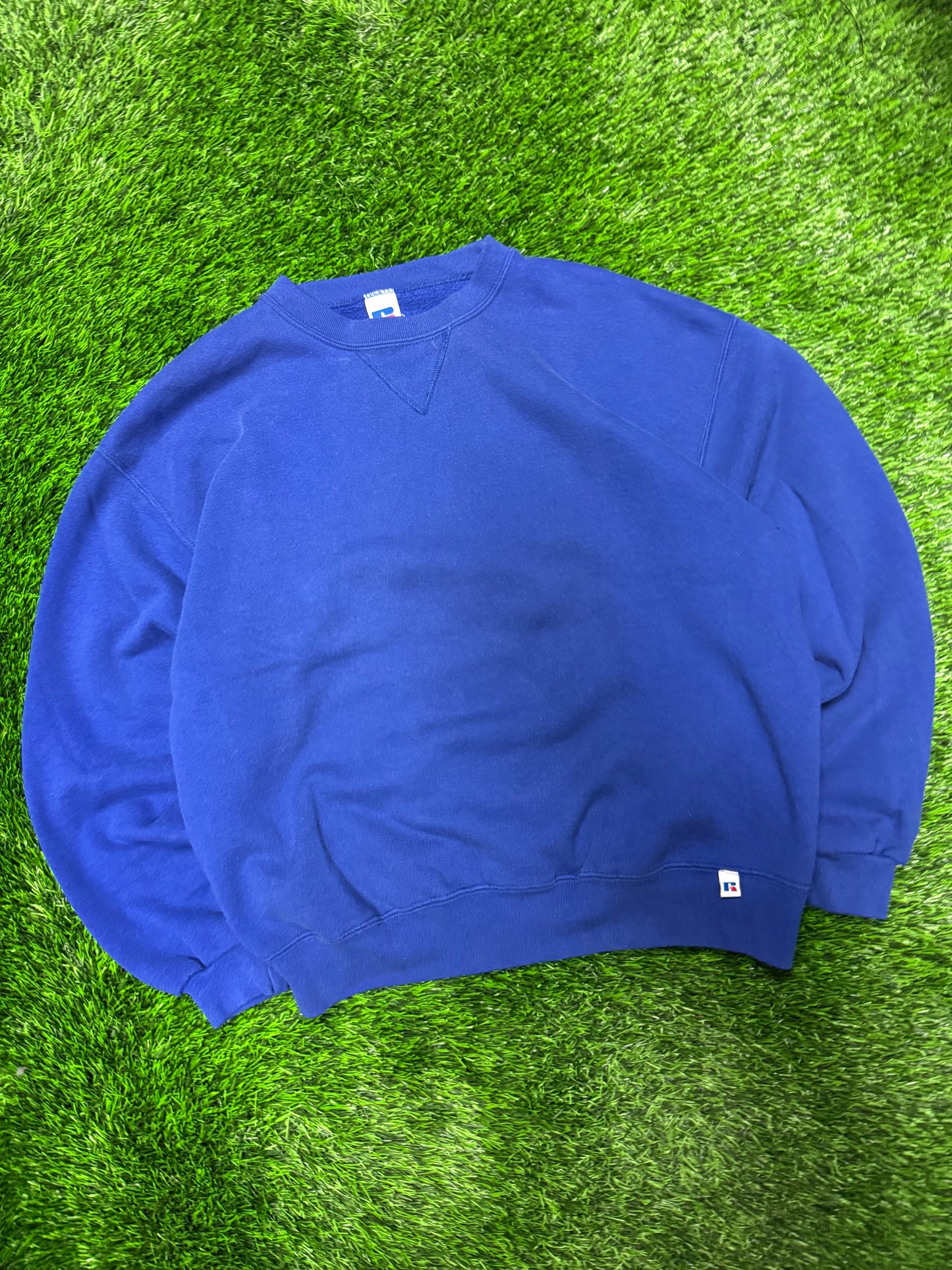 90s Russell Athletics Blue Essential Vintage Crewneck (L)