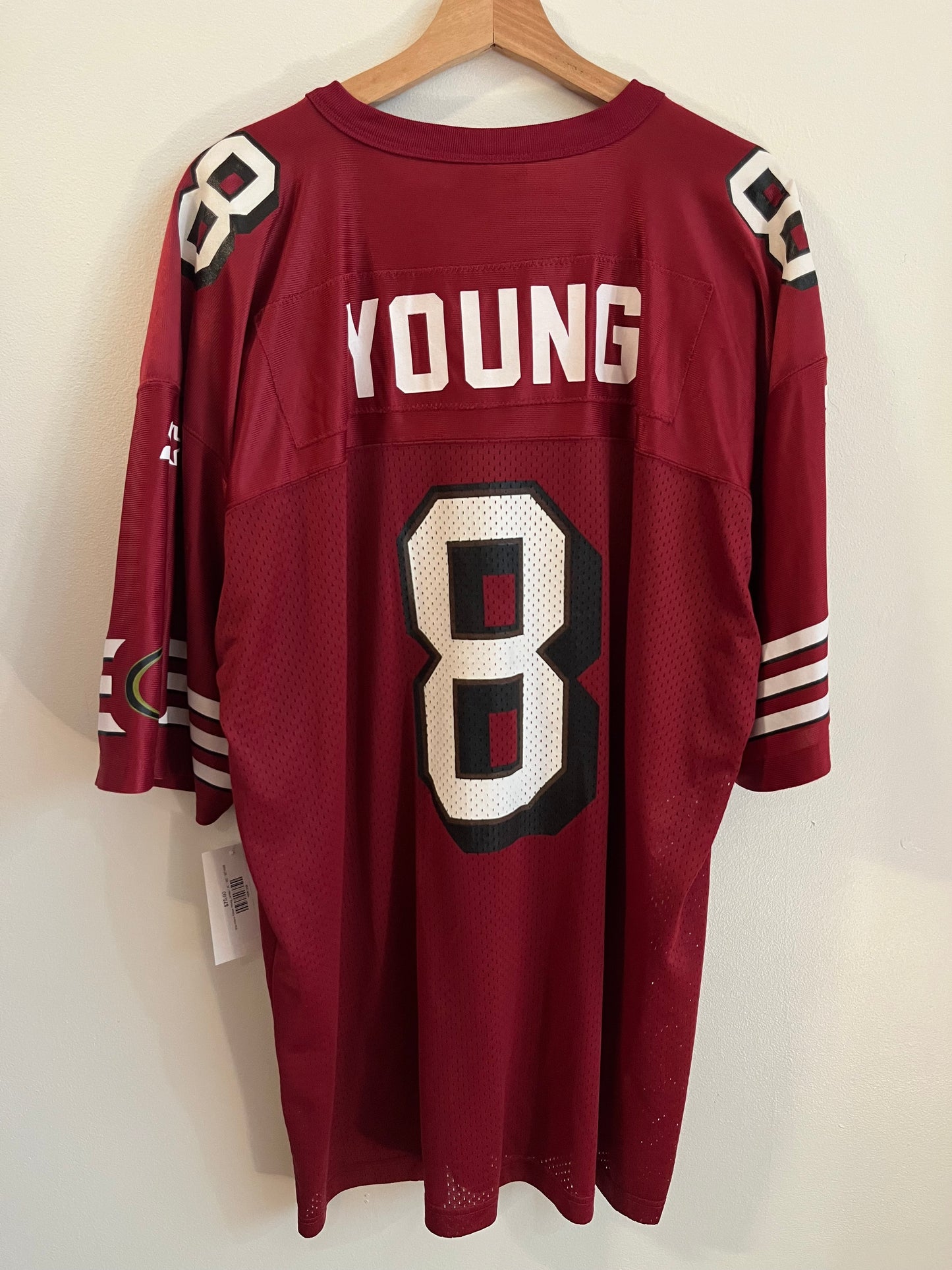 90s San Francisco 49ers Steve Young Jersey (XL)