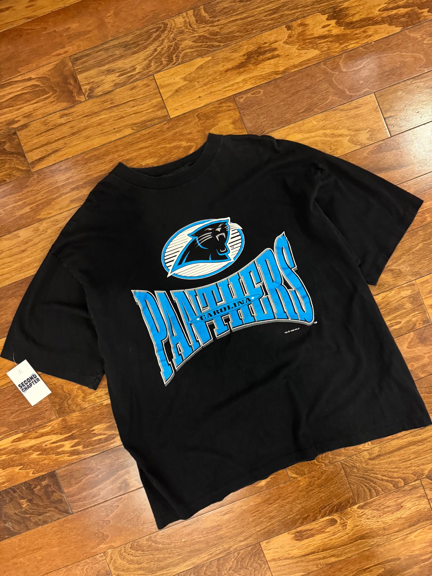 1996 Carolina Panthers Logo 7 Tee (XXXL)