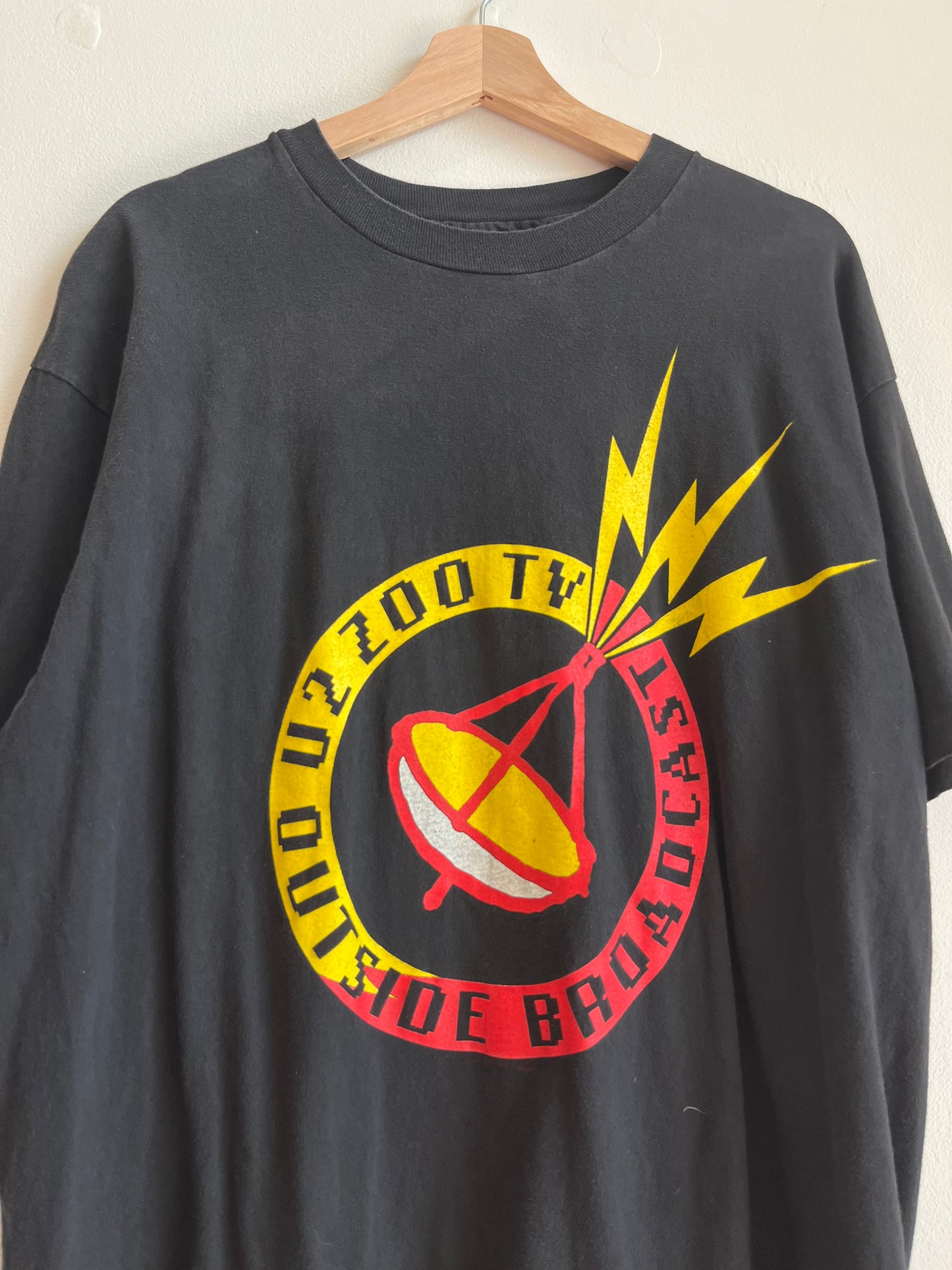 1992 U2 Zoo TV Outside Broadcast Vintage Music Tour Tee (XL)