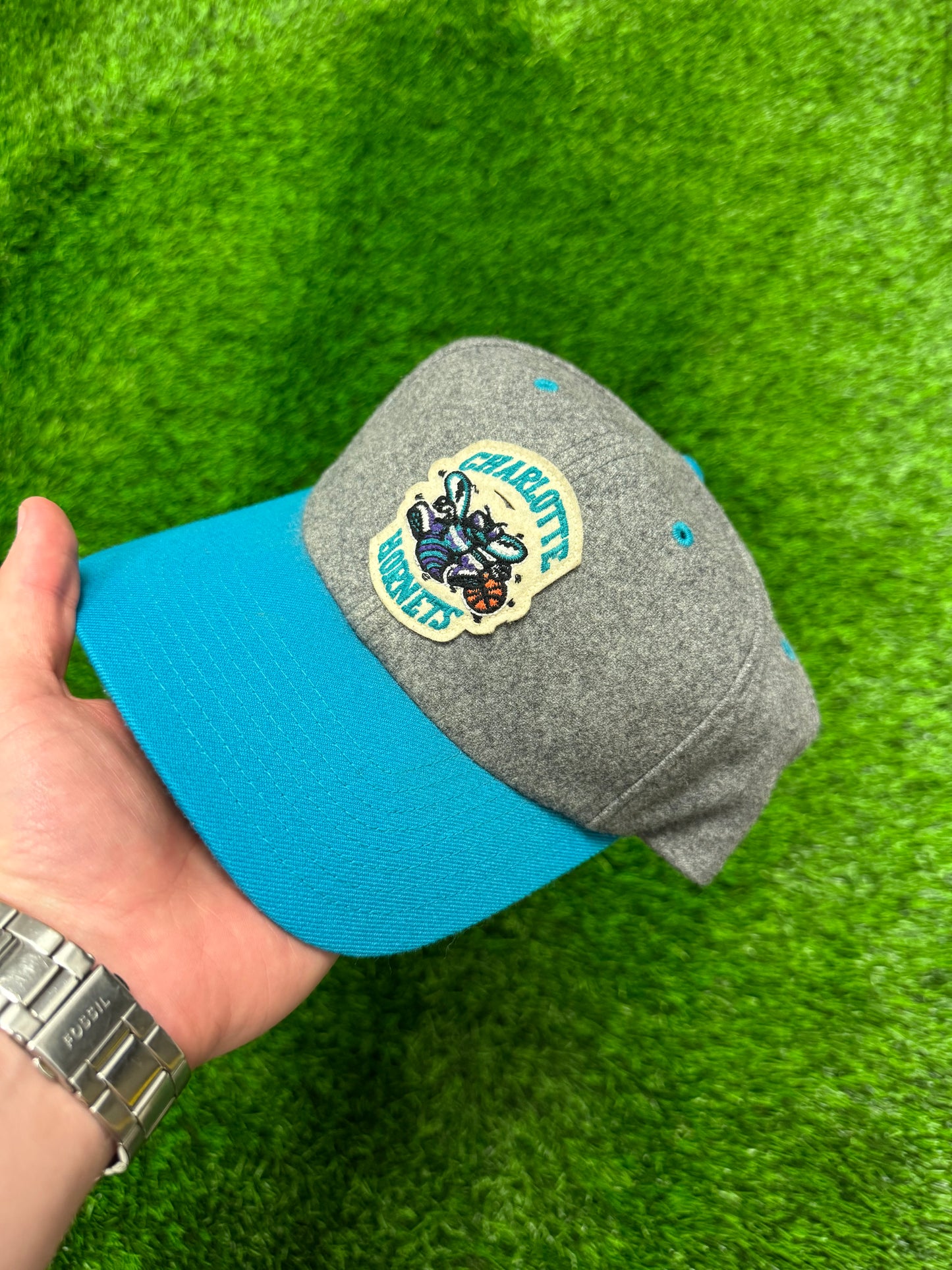 Charlotte Hornets Michell & Ness Snapback Hat (OS)