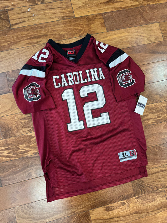 00s USC Gamecocks #12 Football Jersey (Youth XL)