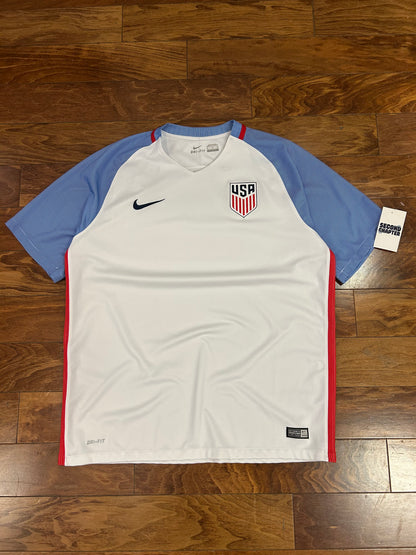 2016-17 Team USA Nike Home Soccer Jersey (XL)