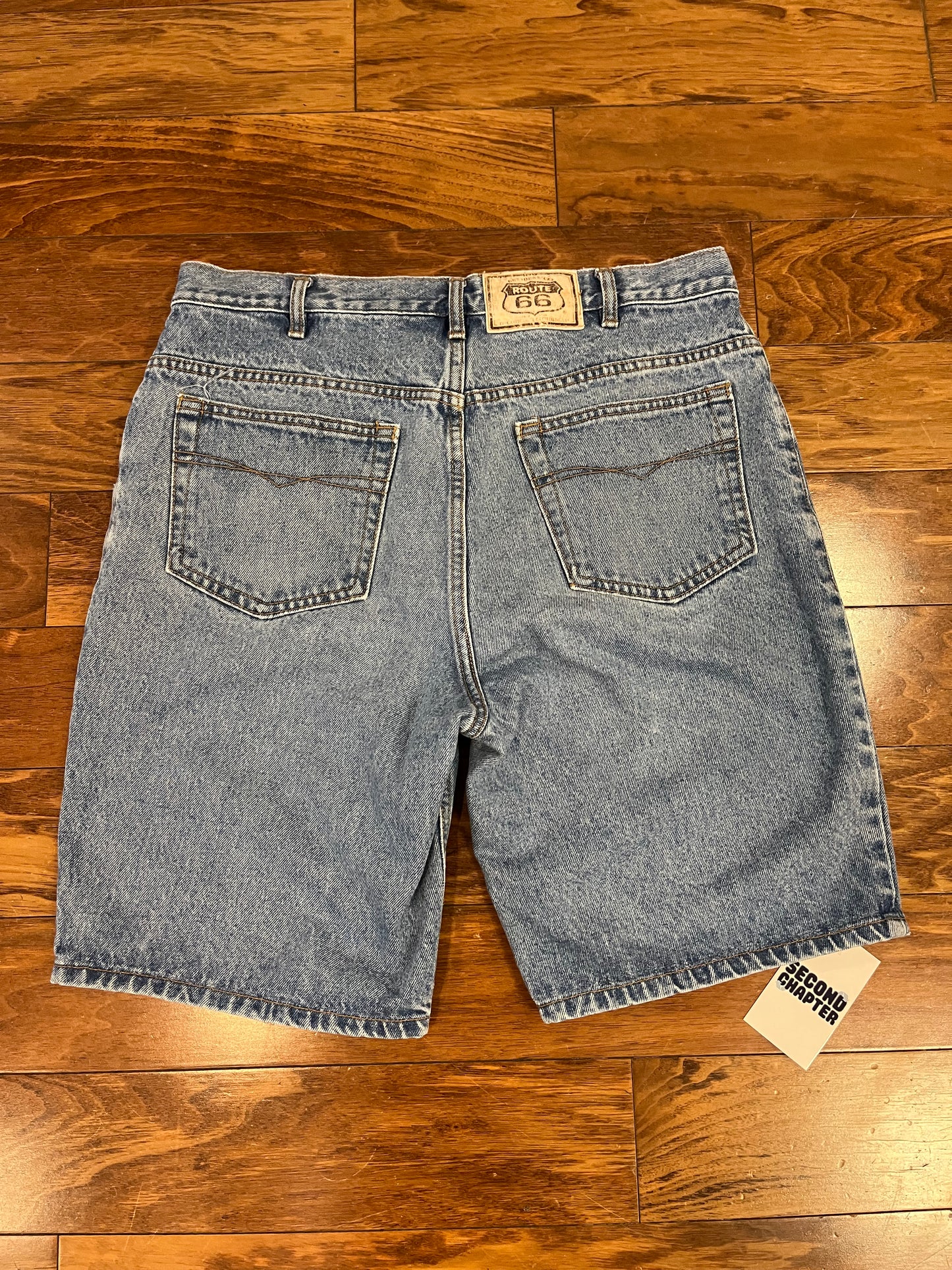 00s Route 66 Blue Jean Shorts (34)