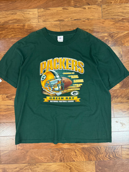 2003 Green Bay Packers Helmet Tee (XXL)