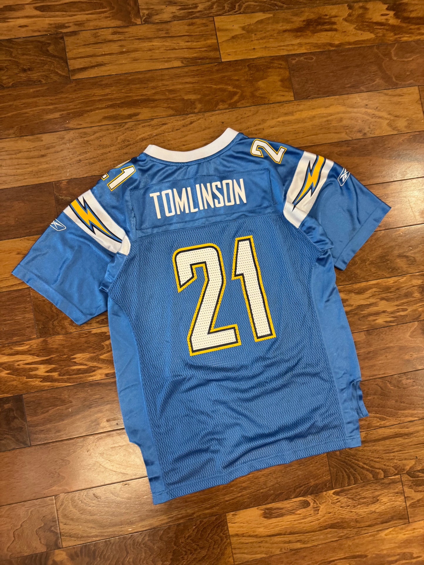 00s San Diego Chargers LaDainian Tomlinson NFL Reebok Jersey (Youth L)