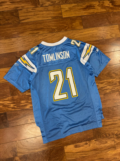 00s San Diego Chargers LaDainian Tomlinson NFL Reebok Jersey (Youth L)