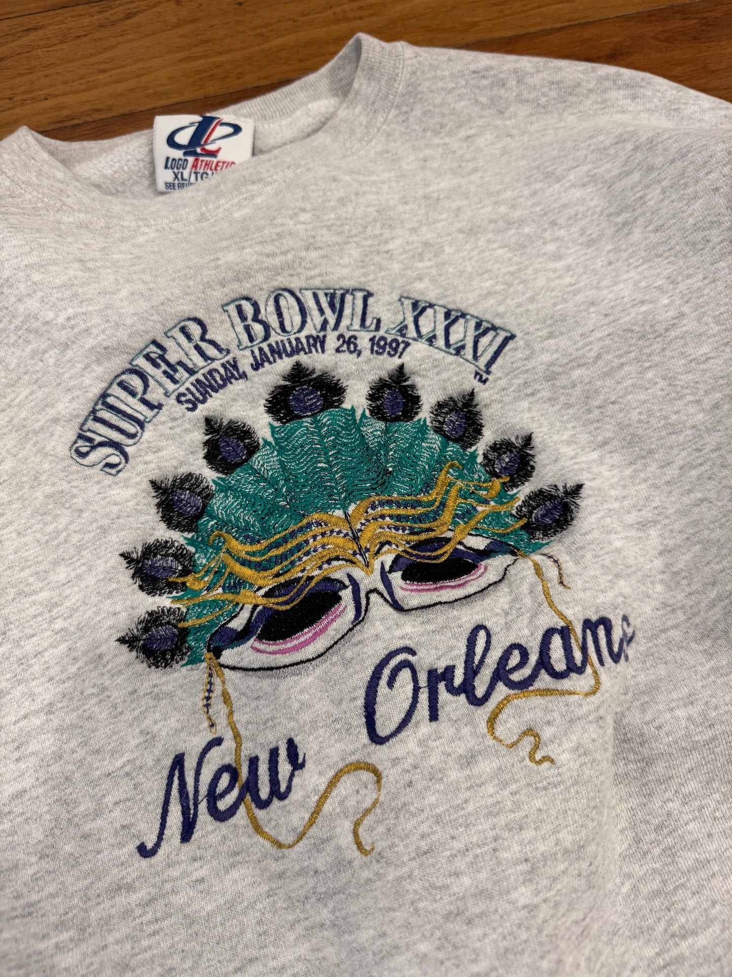 1997 Green Bay Packers Super Bowl XXXI Vintage Crewneck (XL)