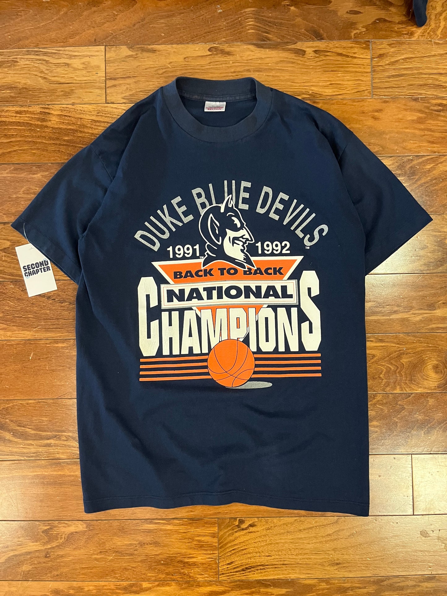 1992 Duke University NCAA Basketball National Champions Tee (L)
