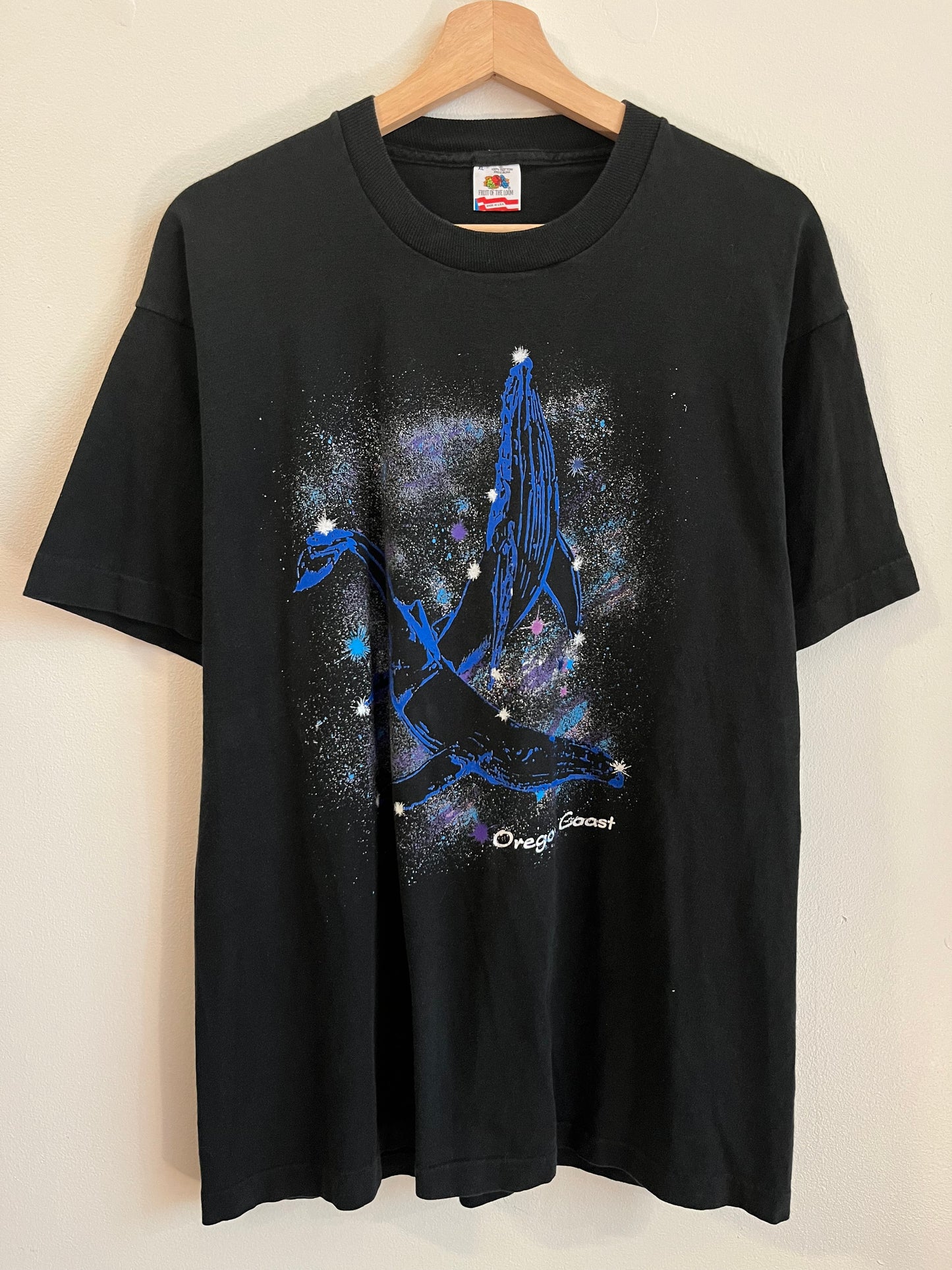 90s Oregon Coast Blue Whale Nature Tee (XL)