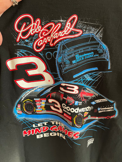 90s Nascar Intimidator Sports Image Dale Earnhardt Tee (L)