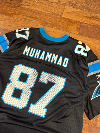 00s Carolina Panthers Muhsin Muhammed Reebok Jersey (XL)