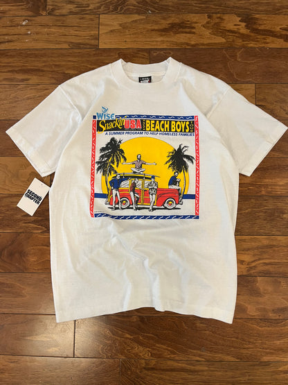 1991 The Beach Boys Snackin USA Music Tee (L)