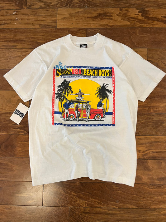 1991 The Beach Boys Snackin USA Music Tee (L)