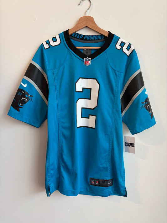 2010s Carolina Panthers DJ Moore Nike Blue Jersey (S)