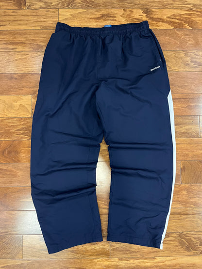 00s Reebok Navy/White Track Pants (XL)