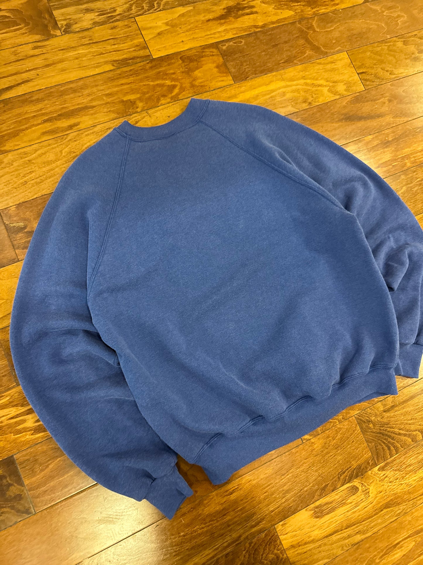 90s New York Yankees Jerzees Blue Embroidered Crewneck (XL)