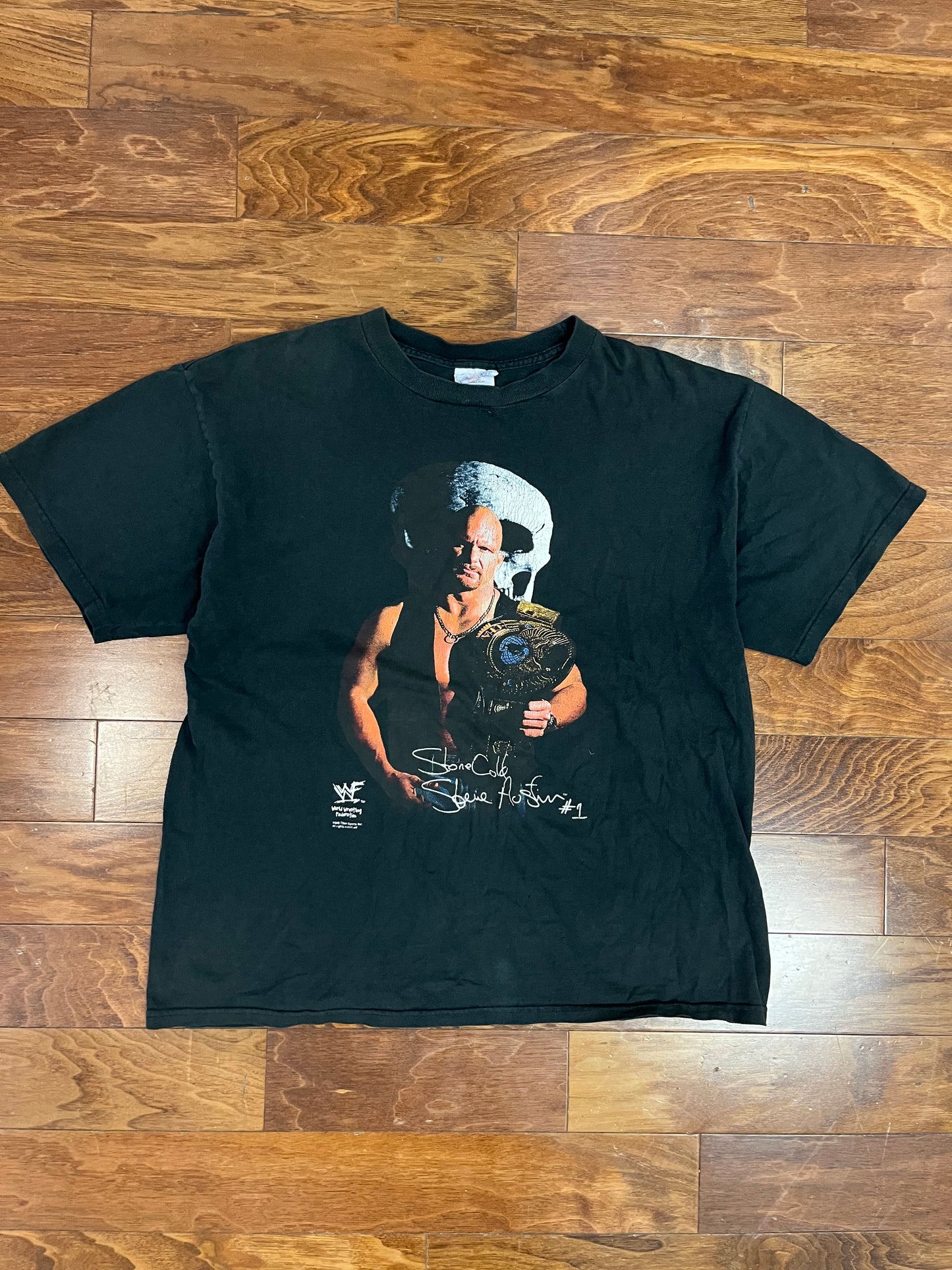 1998 Stone Cold Steve Austin #1 WWF Wrestling Tee (XL)