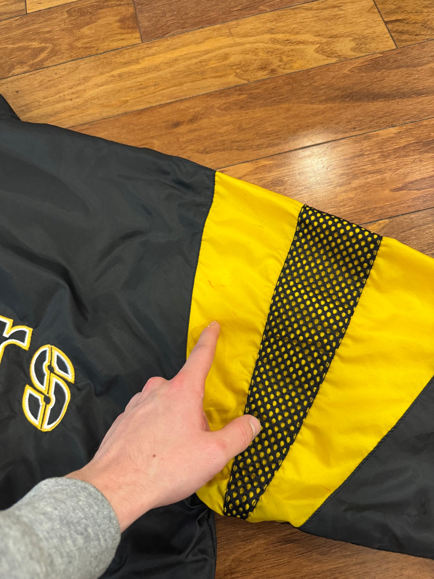 90s Pittsburgh Steelers Pro Player Vintage Windbreaker (L)