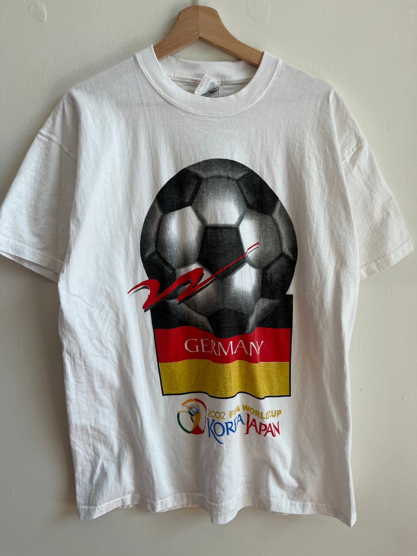2002 Germany Soccer Vintage World Cup Tee (XL)