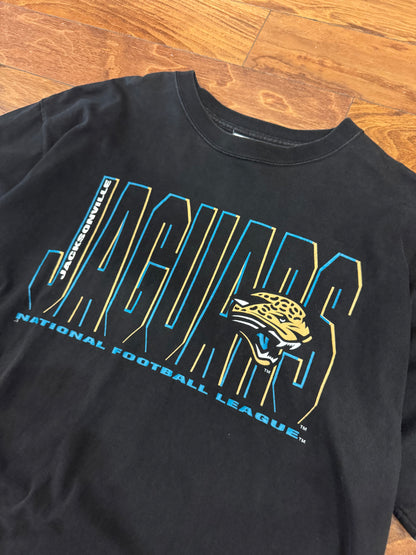Jacksonville Jaguars Majestic Spell Out Tee (XL)