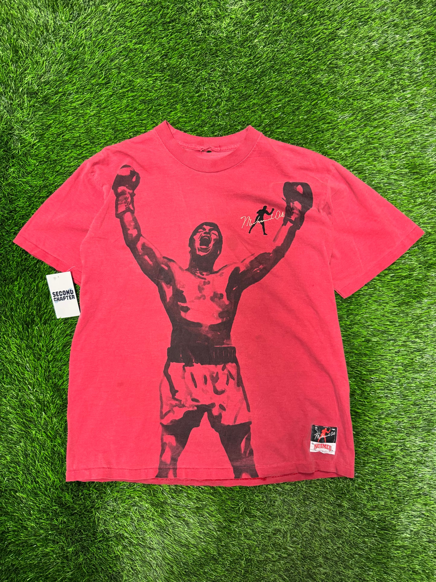 90s Muhammed Ali Vintage Nutmeg Distressed Boxing Tee (L)