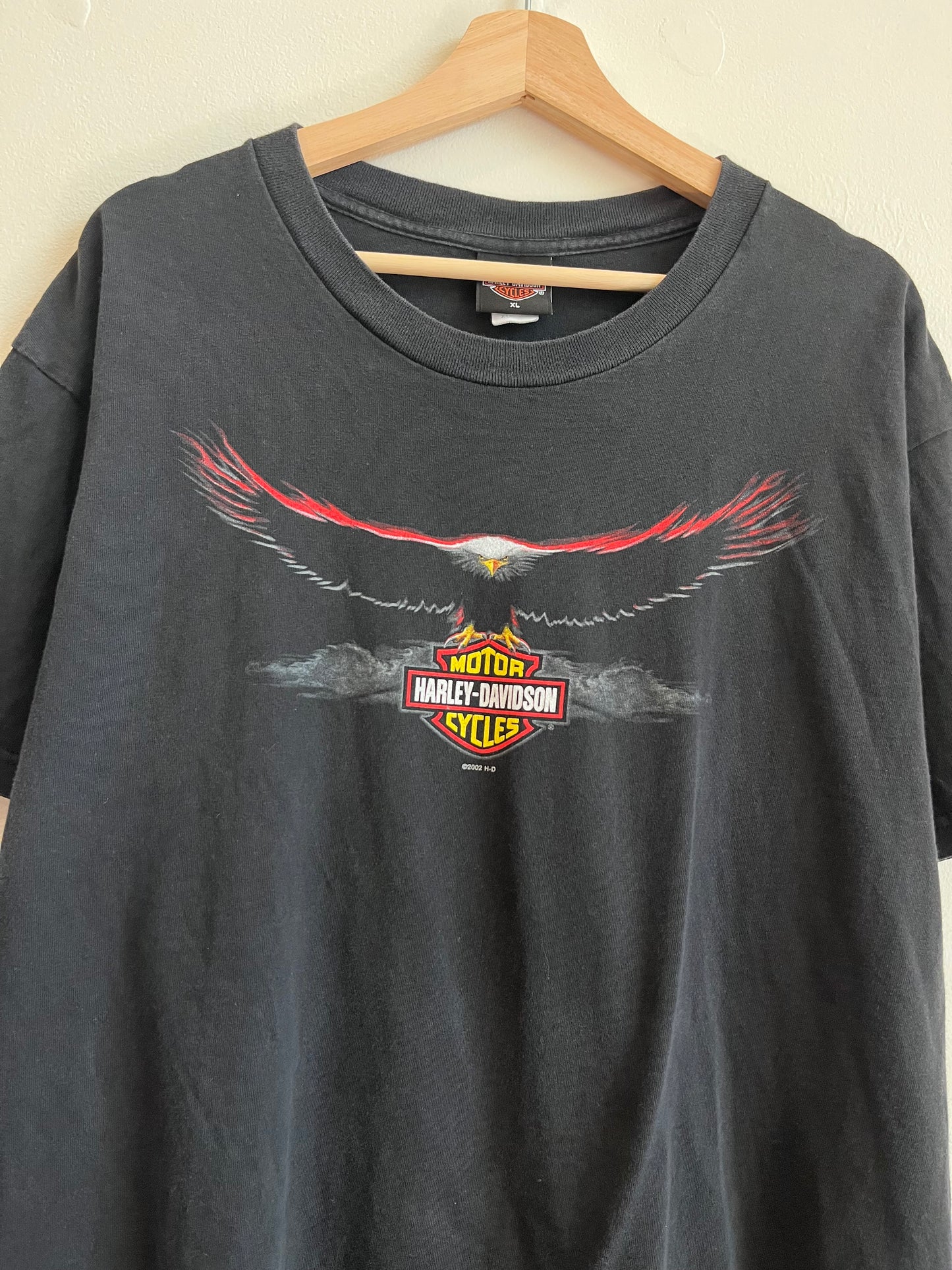 2002 Harley Davidson Motorcycles Knoxville Tennessee Eagle Tee (XL)
