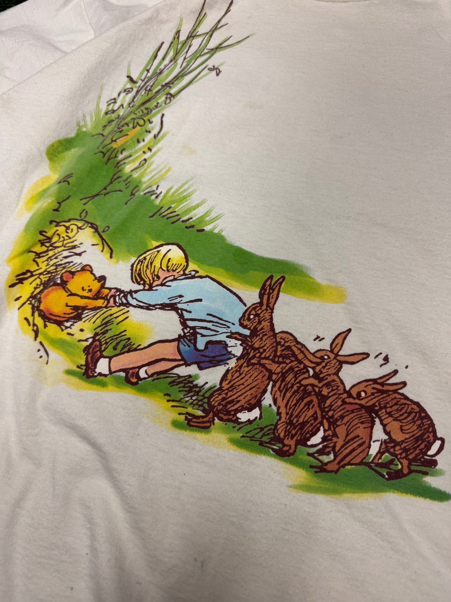 90s Winnie The Pooh And Friends Wrap Around Disney Tee (XXL)