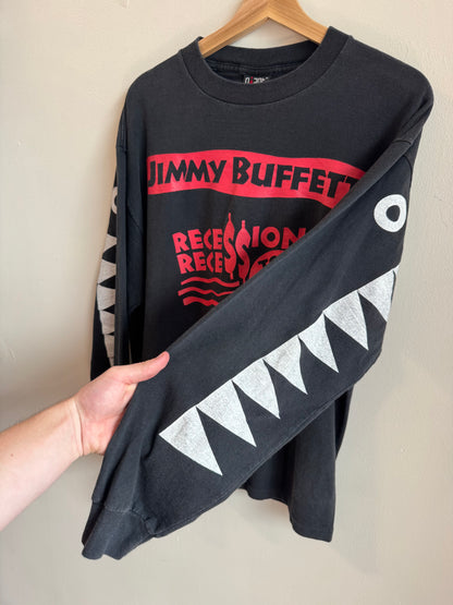 1992 Jimmy Buffet Recession Recess Tour Music Long-Sleeve Shirt (XL)