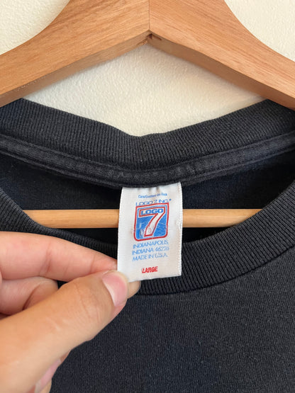 90s Charlotte Hornets Logo 7 Tee (L)