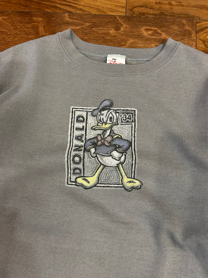 00s Donald Duck Disney Crewneck (L)