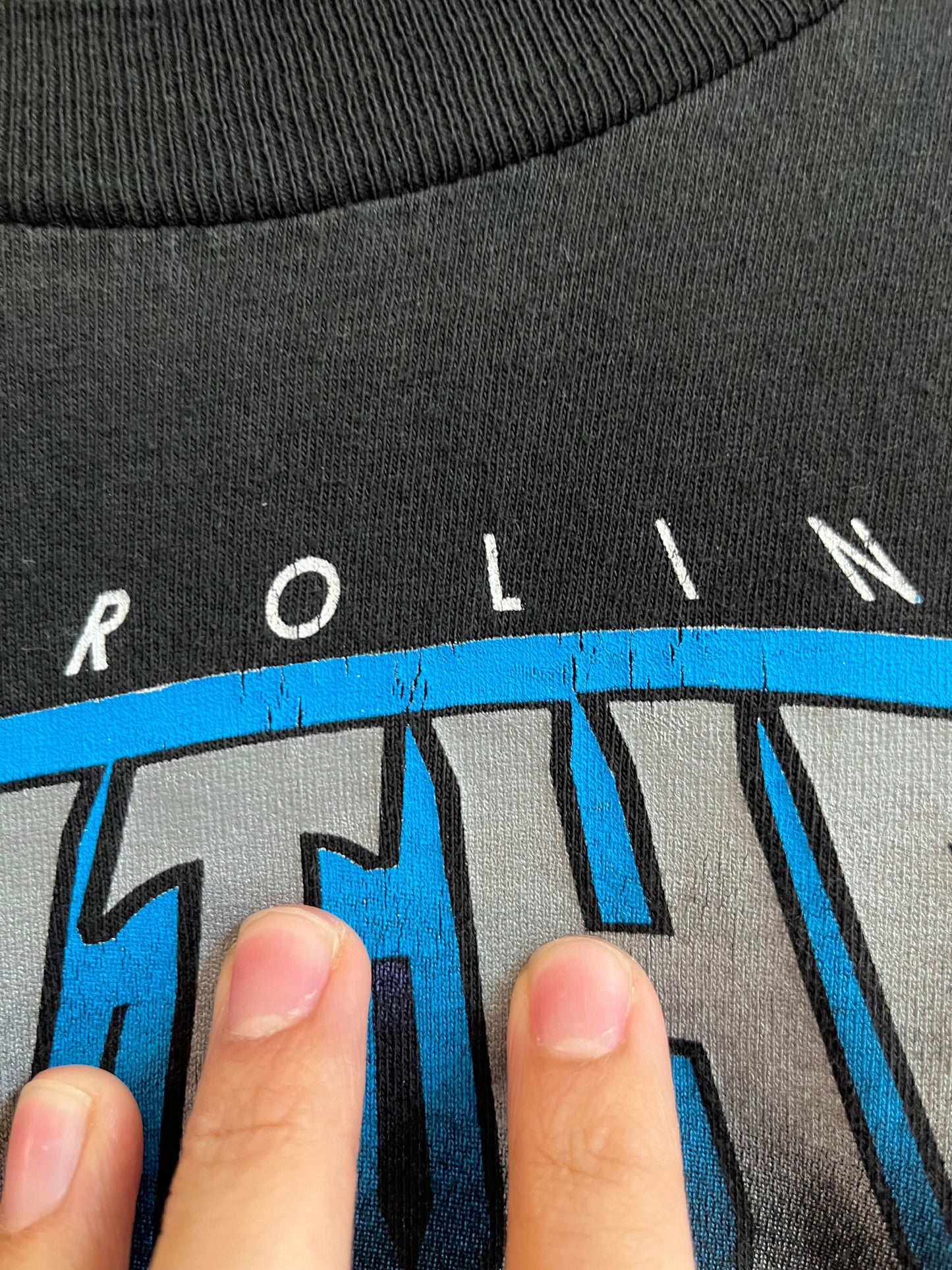 1993 Carolina Panthers Salem Realistic Cat Tee (XL)