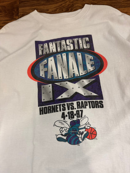 1997 Charlotte Hornets v Raptors Fantastic Fanale Tee (XL)