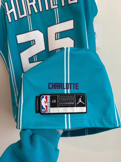 2020 Charlotte Hornets PJ Washington Jr. Jordan Teal Swingman Jersey (L)