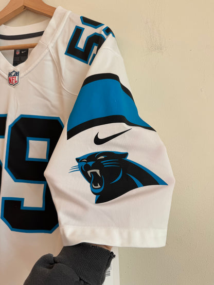 2012 Carolina Panthers Luke Kuechly Away Nike Jersey (L)