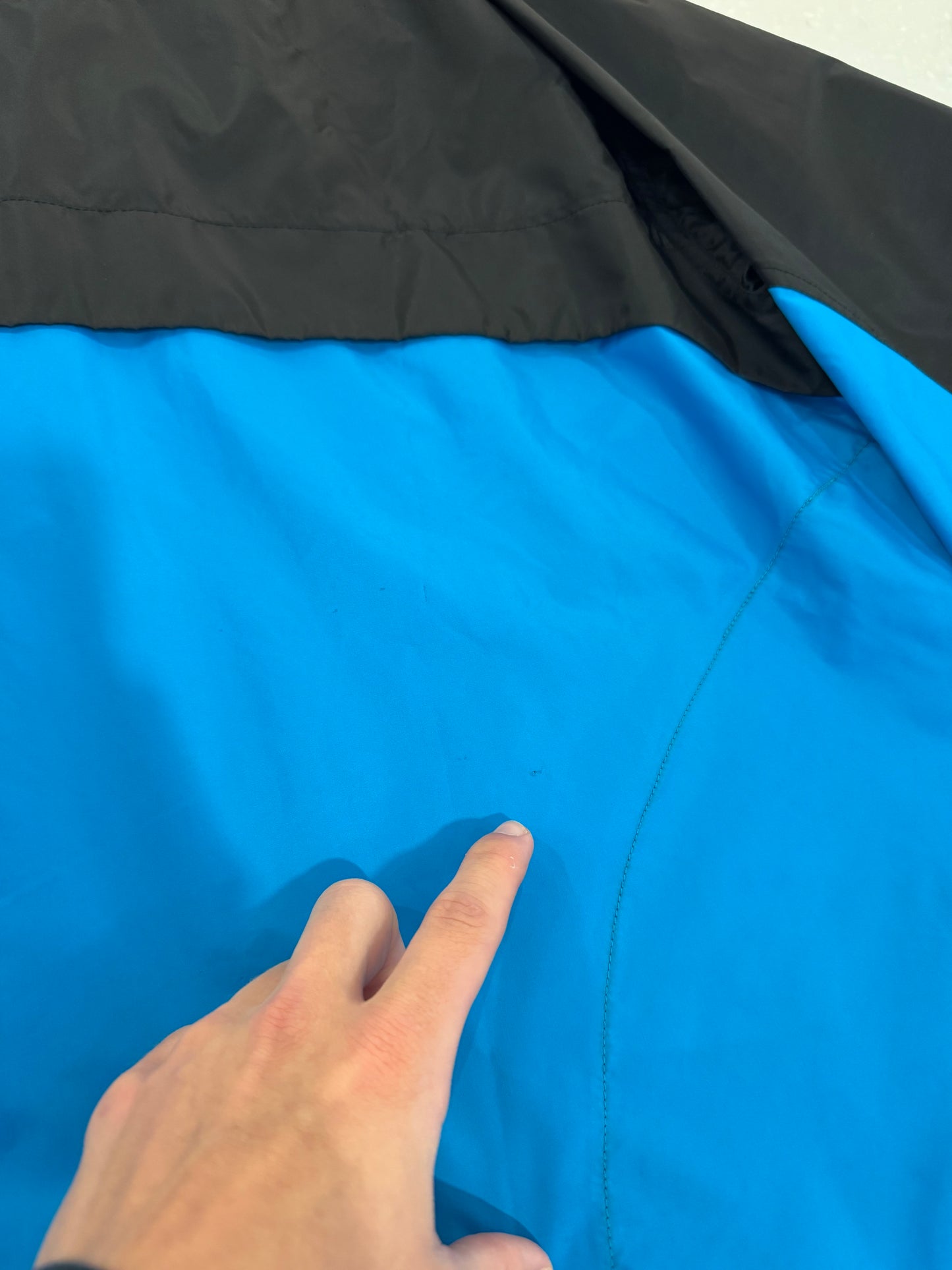 2000s Carolina Panthers Cat Scratch Nike Center Swoosh  Windbreaker (L)