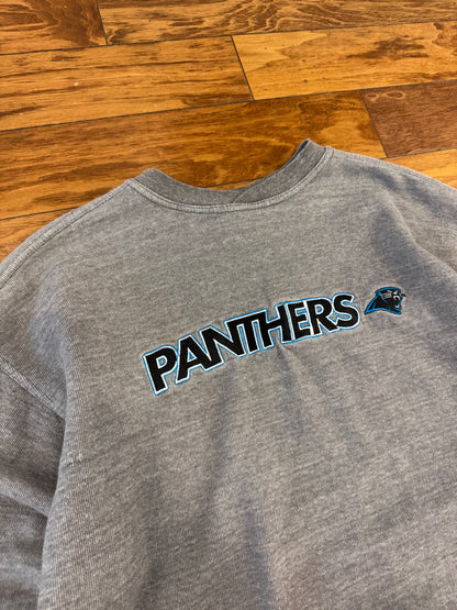 1997 Carolina Panthers Embroidered NFL Active Crewneck (M)