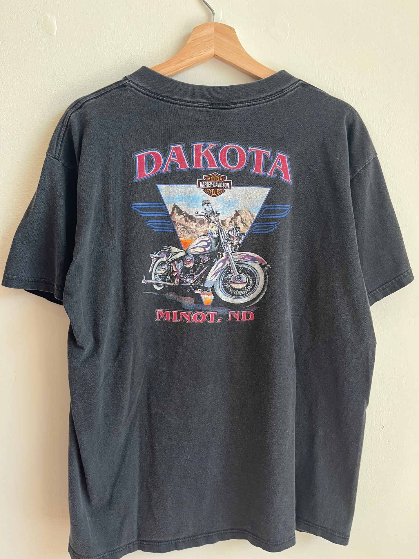 1998 Harley Davidson North Dakota Pocket Tee (XL)