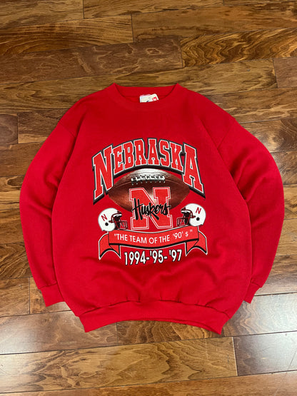 1997 Nebraska Huskers Vintage Deadstock Crewneck (XL)