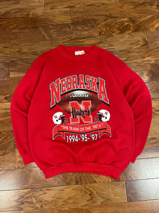 1997 Nebraska Huskers Vintage Deadstock Crewneck (XL)