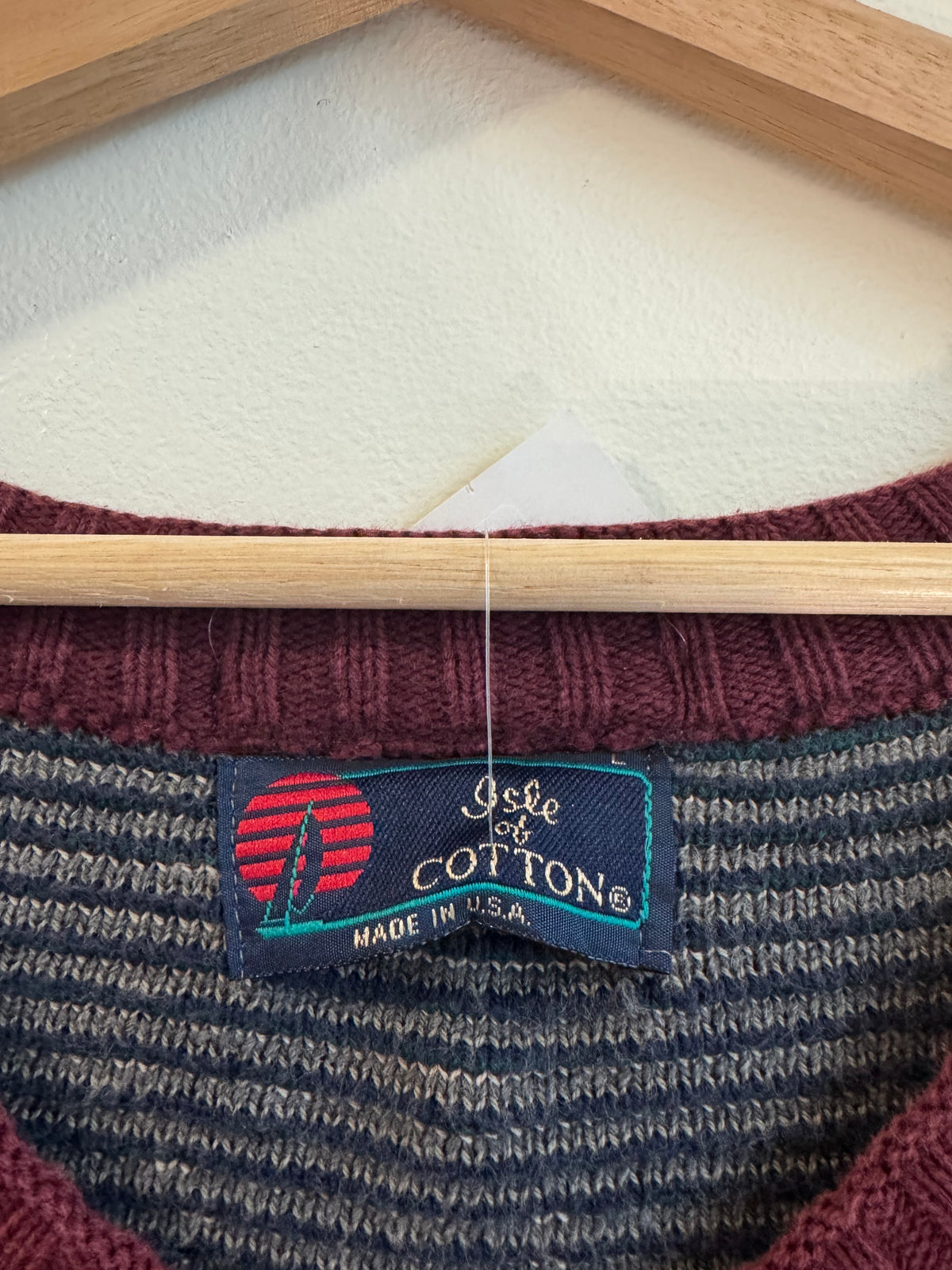 90s Isle of Cotton Golf Designed Vintage Sweater Vest (L)