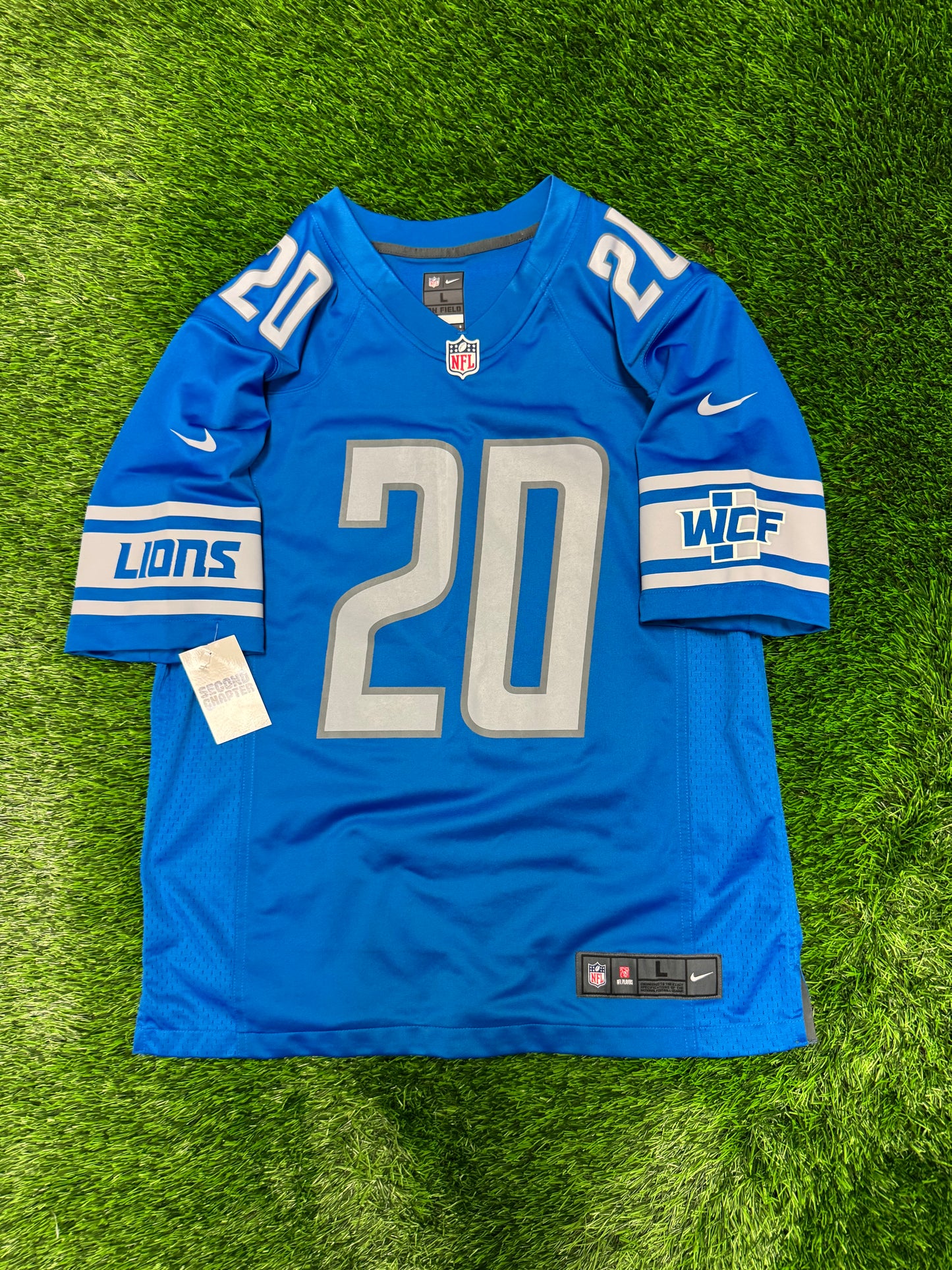 Detroit Lions Barry Sanders #20 Nike Jersey (L)