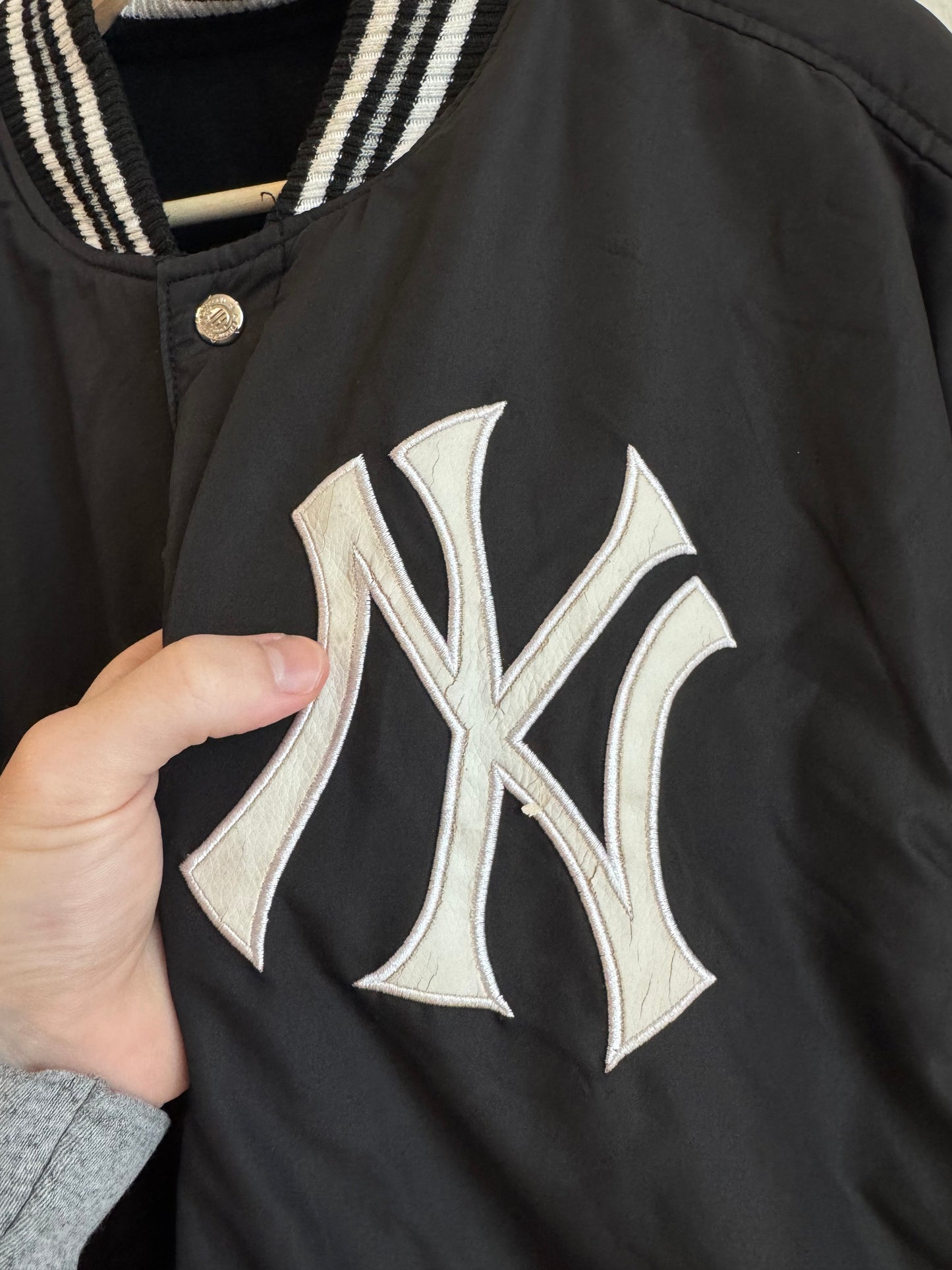 90s New York Yankees Jeff Hamilton Reversible Jacket (XXL)