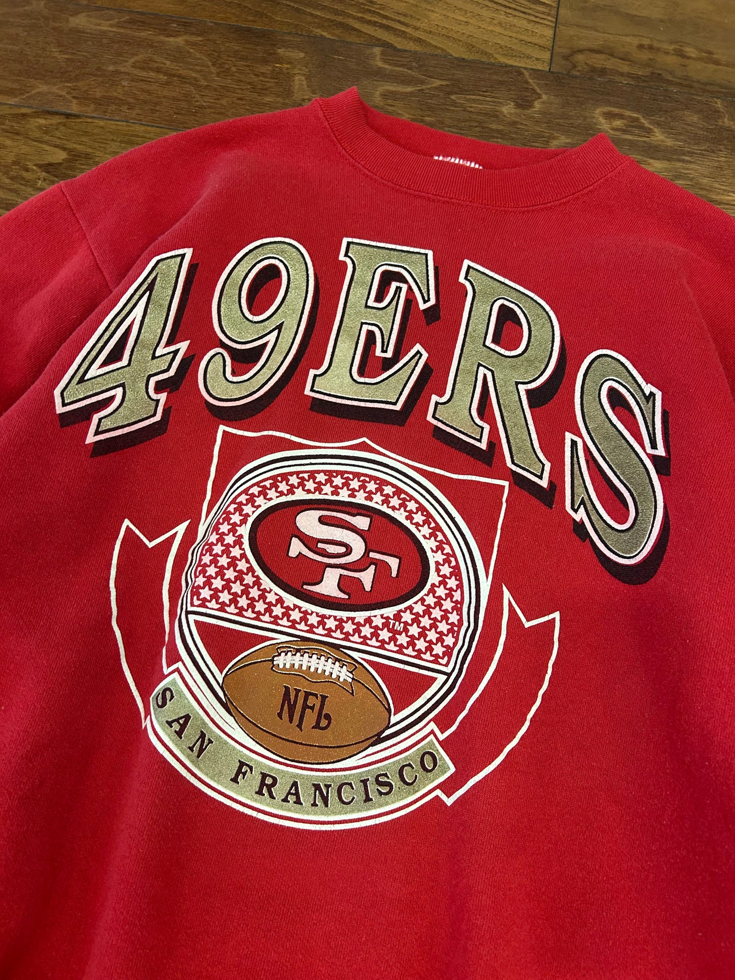 90s San Francisco 49ers Logo 7 Crewneck (M)