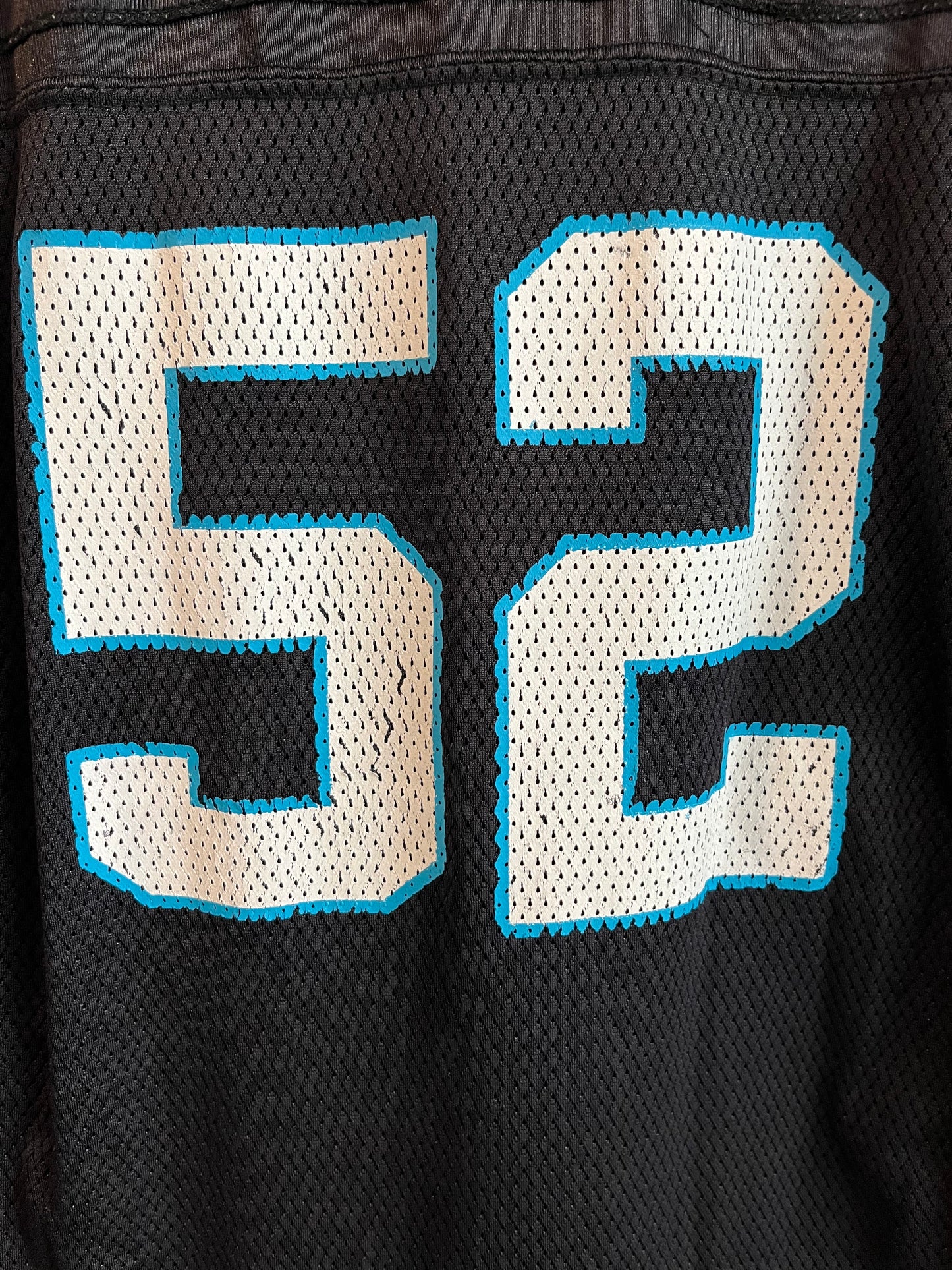 00s Carolina Panthers Jon Beason Reebok Home Jersey (Youth L)